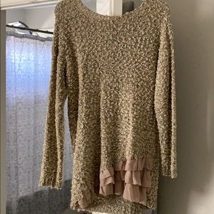 Boucle-style sweater